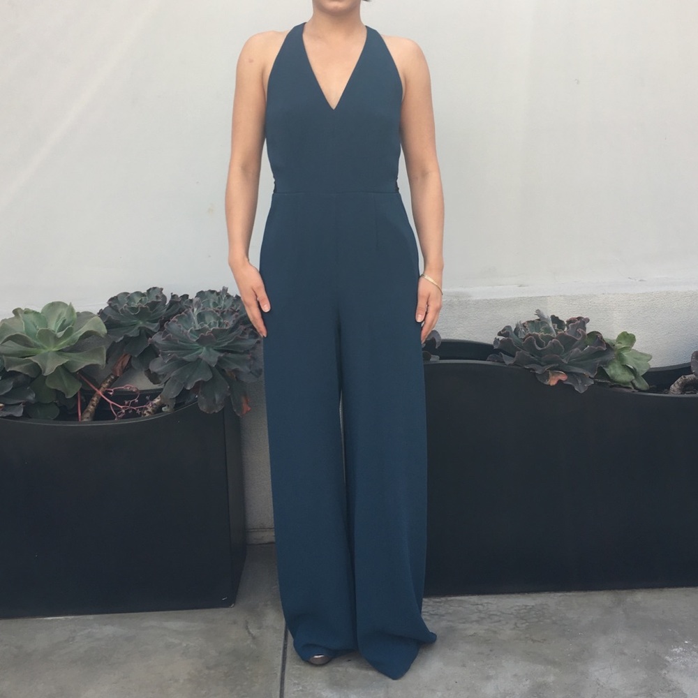 BCBGenerstion cutout wide leg jumpsuit